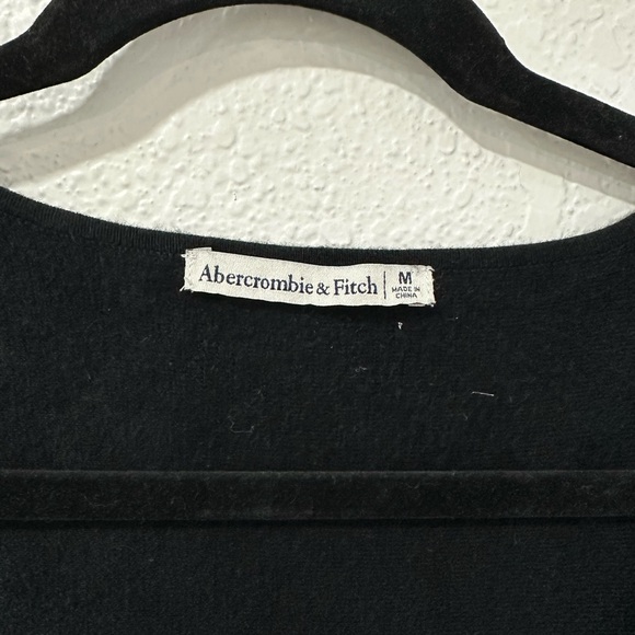 Abercrombie and Fitch black squareneck bodysuit - Picture 2 of 6